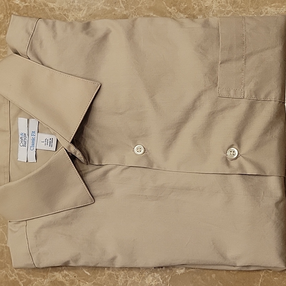Croft & Barrow Classic Fit Button-down Shirt, 16-16-1/2; 34/35